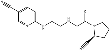 6-[[2-[[2-(2S)-2-Cyano-1-pyrrolidinyl]-2-oxoethyl]amino]ethyl]amino-3-pyridinecarbononitriledihydrochloride