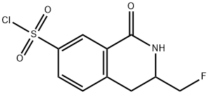 3-(FLUOROMETHYL)-1-OXO-1,2,3,4-TETRAHYDROISOQUINOLINE-7-SULFONYL CHLORIDE