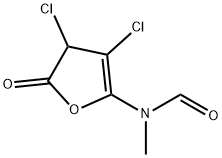 Formamide,  N-(3,4-dichloro-4,5-dihydro-5-oxo-2-furanyl)-N-methyl- Structural