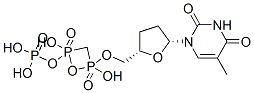 alpha,beta-methylenedeoxythymidine 5'-triphosphate Structural