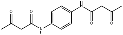 N,N'-(1,4-Phenylene)bis(acetoacetamide) Structural