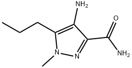 4-AMINO-1-METHYL-5-PROPYL-1H-PYRAZOLE-3-CARBOXYLIC ACID AMIDE Structural