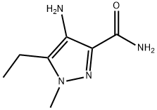 4-AMINO-5-ETHYL-1-METHYL-1H-PYRAZOLE-3-CARBOXYLIC ACID AMIDE Structural