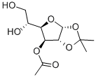 1,2-O-ISOPROPYLIDENE-ALPHA-D-GLUCOFURANOSE 3-ACETATE Structural