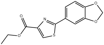 2-BENZO[1,3]DIOXOL-5-YL-THIAZOLE-4-CARBOXYLIC ACID ETHYL ESTER