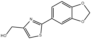 (2-BENZO[1,3]DIOXOL-5-YL-THIAZOL-4-YL)-METHANOL Structural