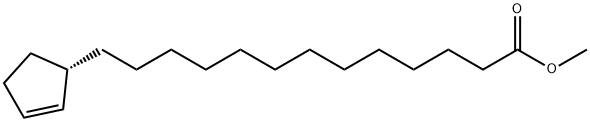 methyl (S)-cyclopent-2-ene-1-tridecanoate  Structural