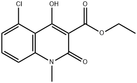 ETHYL-5-CHLORO-1,2-DIHYDRO-4-HYDROXY-1-METHYL-2-OXO-3-QUINOLINE CARBOXYLATE