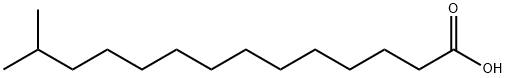 13-METHYLTETRADECANOIC ACID Structural Picture