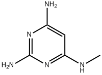 Pyrimidine, 2,4-diamino-6-(methylamino)- (8CI) Structural