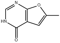 Furo[2,3-d]pyrimidin-4(3H)-one, 6-methyl- (8CI) Structural