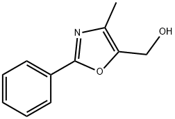 (4-METHYL-2-PHENYL-1,3-OXAZOL-5-YL)METHANOL Structural