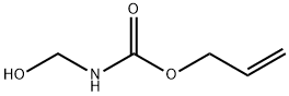 Hydroxymethylcarbamic acid 2-propenyl ester Structural