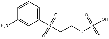 2-[(3-aminophenyl)sulphonyl] hydrogensulphate Structural