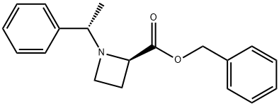 BENZYL [1(1S),2R]-1-(1-PHENYLETHYL)AZETIDINE-2-CARBOXYLATE Structural