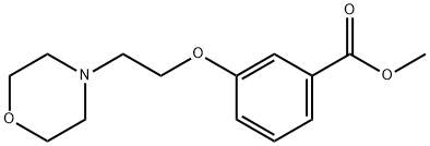 METHYL 3-(2-MORPHOLIN-4-YLETHOXY)BENZOATE Structural