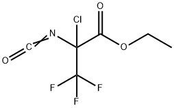 ETHYL 2-CHLORO-3,3,3-TRIFLUORO-2-ISOCYANATOPROPANOATE Structural