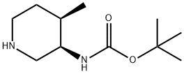 Carbamic acid, [(3R,4R)-4-methyl-3-piperidinyl]-, 1,1-dimethylethyl ester (9CI)