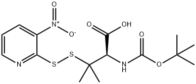 BOC-PEN(NPYS)-OH Structural