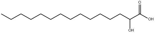 (+/-)-2-HYDROXYPENTADECANOIC ACID Structural