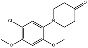 1-(5-CHLORO-2,4-DIMETHOXYPHENYL)-4-PIPERIDONE Structural