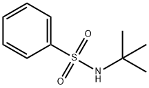 N-tert-butylbenzenesulfonamide Structural