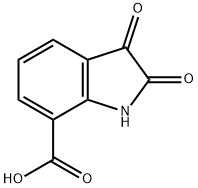 2,3-DIOXOINDOLINE-7-CARBOXYLIC ACID Structural