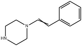 Piperazine, 1-(2-phenylethenyl)- (9CI) Structural