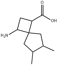 Spiro[3.4]octane-1-carboxylic acid, 3-amino-6,7-dimethyl- (9CI) Structural