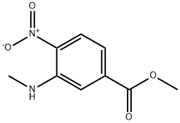 Benzoic acid, 3-(methylamino)-4-nitro-, methyl ester (9CI)