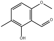 Benzaldehyde, 2-hydroxy-6-methoxy-3-methyl- Structural