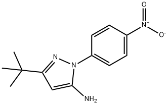 3-TERT-BUTYL-1-(4-NITROPHENYL)-1H-PYRAZOL-5-AMINE Structural