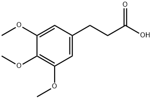 3-(3,4,5-TRIMETHOXYPHENYL)PROPIONIC ACID Structural