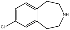 7-CHLORO-2,3,4,5-TETRAHYDRO-1H-3-BENZAZEPINE Structural