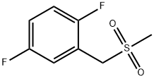 2,5-DIFLUOROBENZYLMETHYLSULFONE Structural