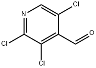 2,3,5-Trichloropyridine-4-carboxaldehyde Structural