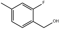 Benzenemethanol, 2-fluoro-4-methyl- (9CI) Structural