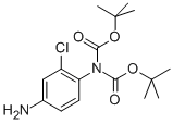 N,N-DIBOC-2-CHLORO-4-AMINOANILINE Structural