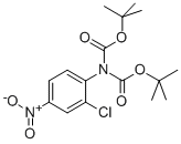 N,N-DIBOC-2-CHLORO-4-NITROANILINE Structural