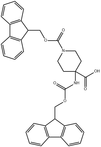 1,4-Piperidinedicarboxylicacid,4-[[(9H-fluoren-9-ylmethoxy)carbonyl]amino]-,1-(9H-fluoren-9-ylmethyl)ester(9CI)