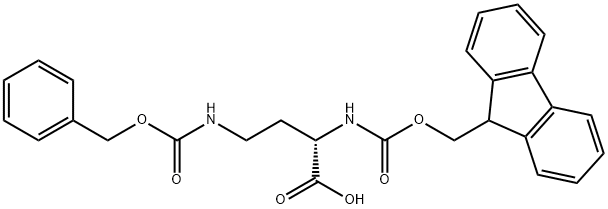 FMOC-DAB(Z)-OH Structural