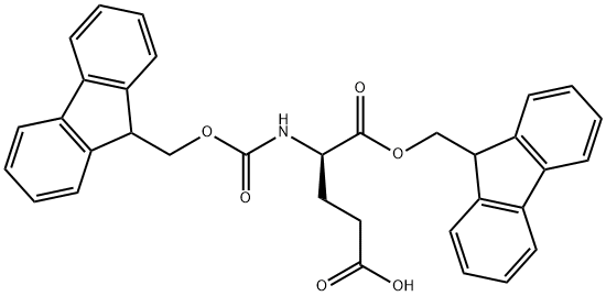 FMOC-D-GLU-OFM Structural