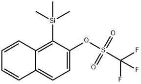 1-(TRIMETHYLSILYL)-2-NAPHTHYL TRIFLATE Structural