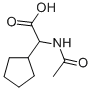 (ACETYLAMINO)(CYCLOPENTYL)ACETIC ACID Structural