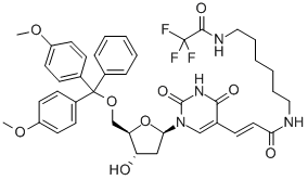 (5'-O-(DIMETHOXYTRITYL)-5-[N-(6-(TRIFLUOROACETAMIDO)HEXYL)-3-(E)-ACRYLAMIDO]-2'-DEOXYURIDINE)