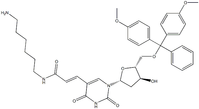 5-[N-(6-AMINOHEXYL)-3-(E)-ACRYLAMIDO]-5'-O-(DIMETHOXYTRITYL)-2'-DEOXYURIDINE