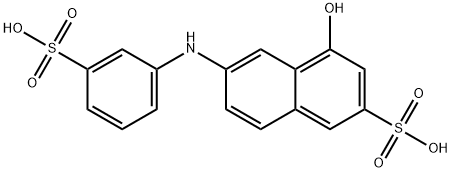 4-Hydroxy-6-(3-sulphoanilino)naphthalene-2-sulphonic acid 