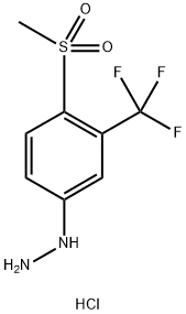 HYDRAZINE,[4-(METHYLSULFONYL)-3-(TRIFLUOROMETHYL)PHENYL]-,MONOHYDROCHLORIDE