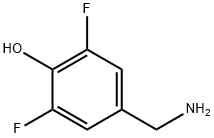 Phenol, 4-(aminomethyl)-2,6-difluoro- (9CI) Structural