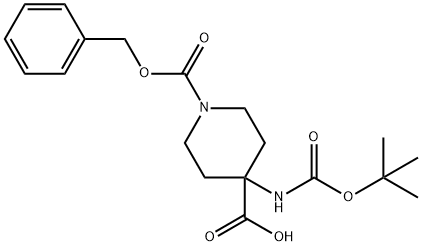 4-TERT-BUTOXYCARBONYLAMINO-PIPERIDINE-1,4-DICARBOXYLIC ACID MONOBENZYL ESTER